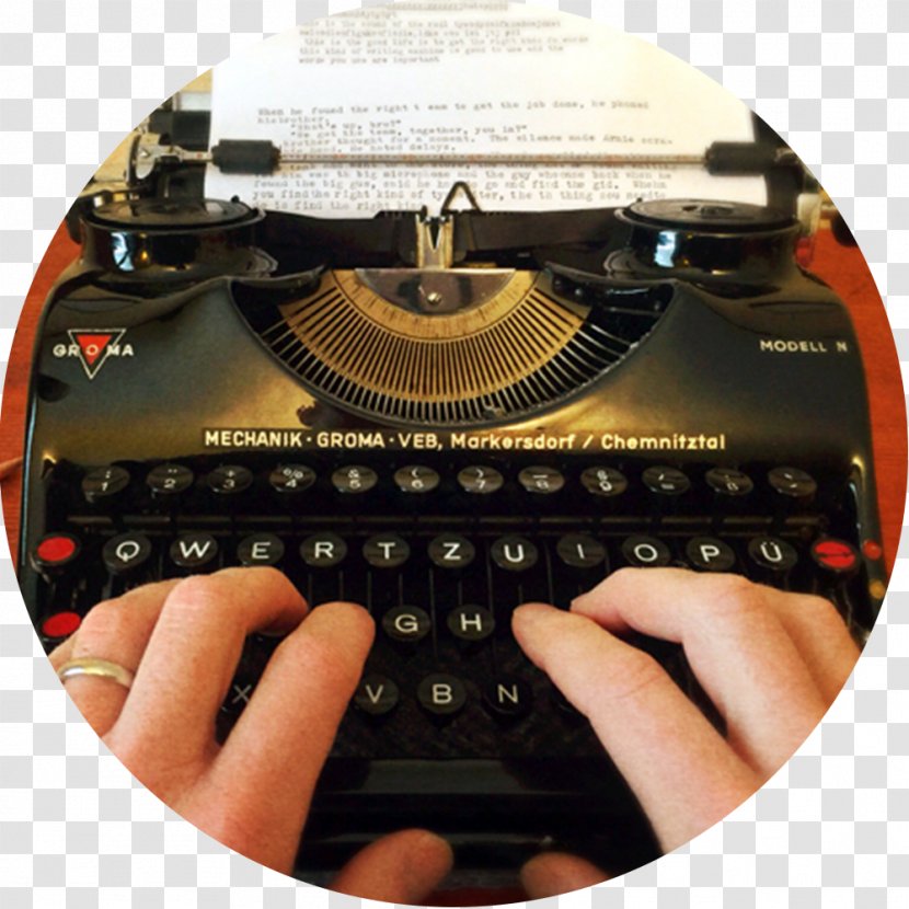 Writing The Swingin' Man Shobha Type & Computer College Writer Blog - Education - Typewriter Transparent PNG
