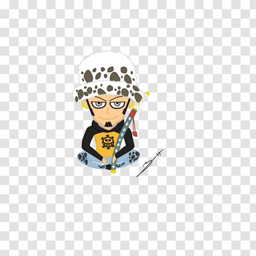 Headgear Logo Line Font - Cartoon - Trafalgar Law Transparent PNG