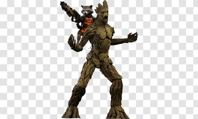 Baby Groot Rocket Raccoon Drax The Destroyer Action & Toy Figures - Guardians Of Galaxy Vol 2 Transparent PNG