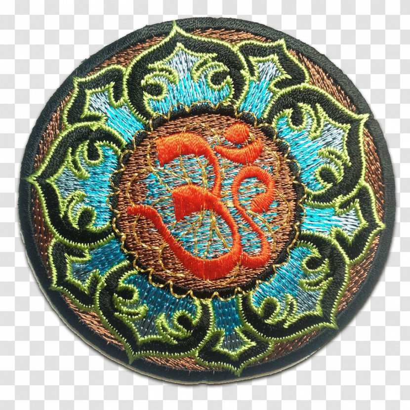 Om Hinduism Spirituality Meditation Iron On Patches - Badge Transparent PNG