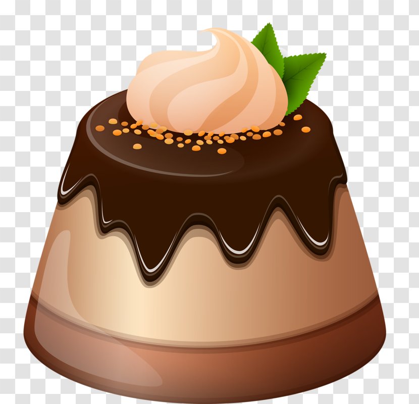 Cupcake Frosting & Icing Chocolate Cake Bakery American Muffins - Pudding Transparent PNG