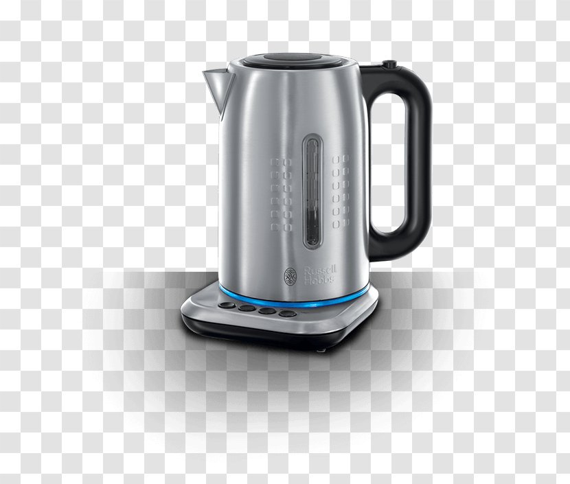 Russell Hobbs Kitchenaid KEK1722WH Electric Kettle With LED Display Amazon.com - Stainless Steel Transparent PNG