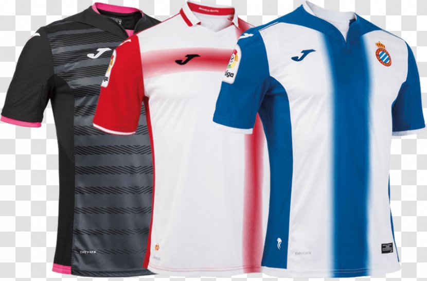 RCD Espanyol La Liga Jersey Shirt Football - Polo Transparent PNG