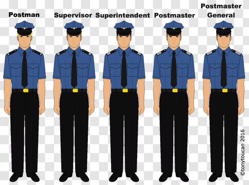 Police Officer Military Uniform United States Postal Service Mail - Security Transparent PNG