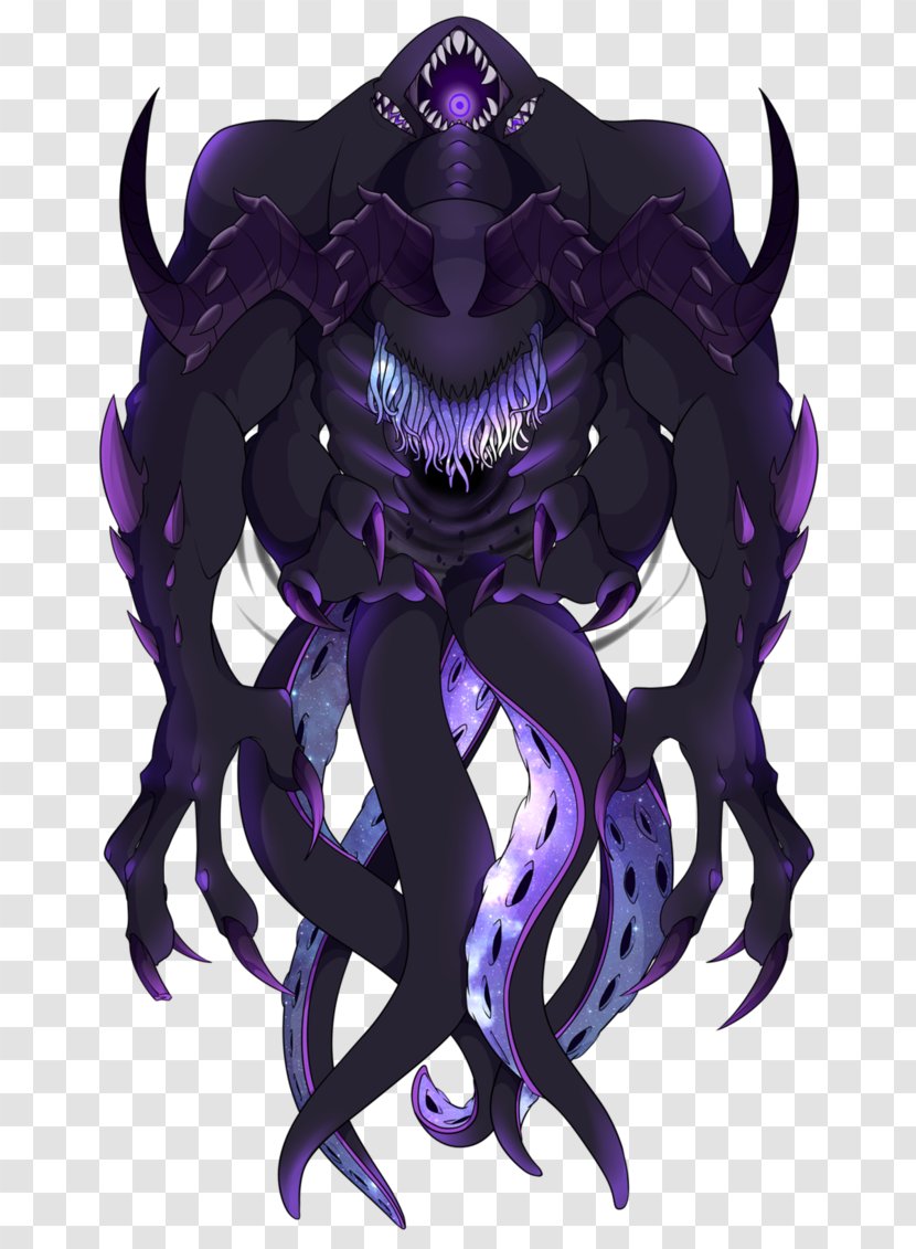 Drawing 0 Art Demon - Purple - Legendary Creature Transparent PNG