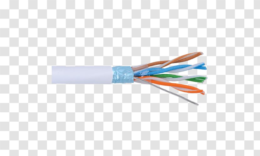 Network Cables Electrical Cable Category 6 Shielded Twisted Pair - Wires Transparent PNG