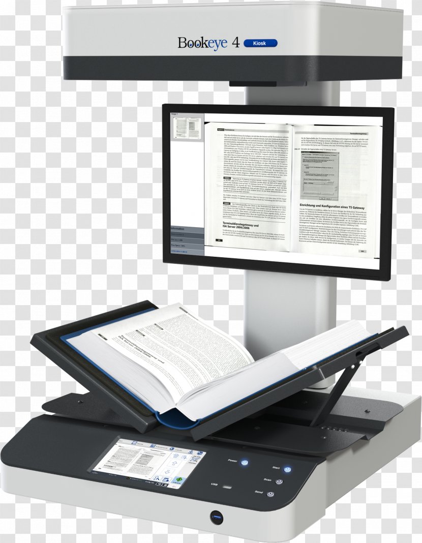 Image Scanner Book Scanning Document Digitization Sensor - Bookey Transparent PNG