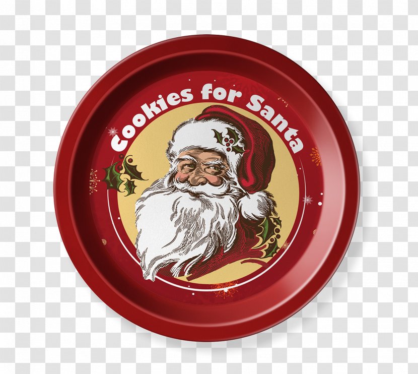 Santa Claus Clip Art Illustration Image Photography - Watercolor - Round Tray Transparent PNG