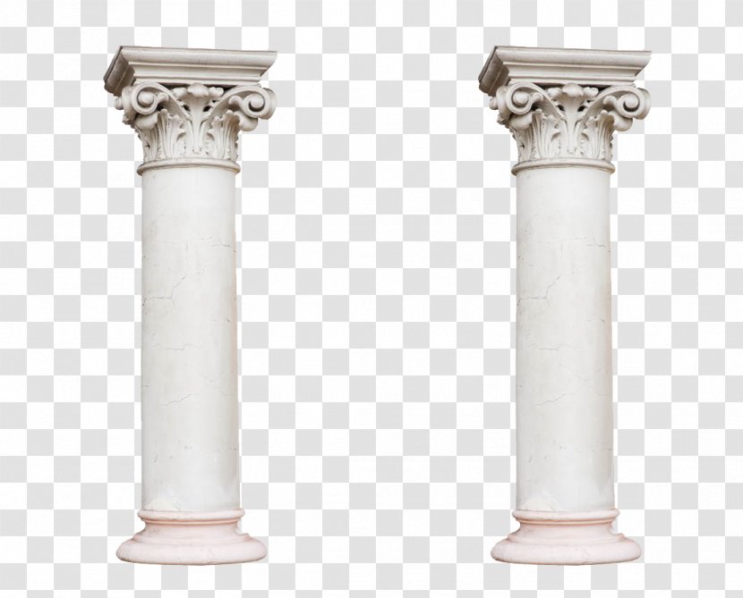Column Illustration - Photography - Classical European Roman Three Transparent PNG