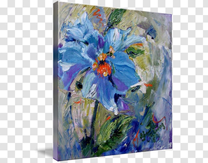 Watercolor Painting Art Floral Design Flower - Gallery Wrap - Oil Paintings Transparent PNG