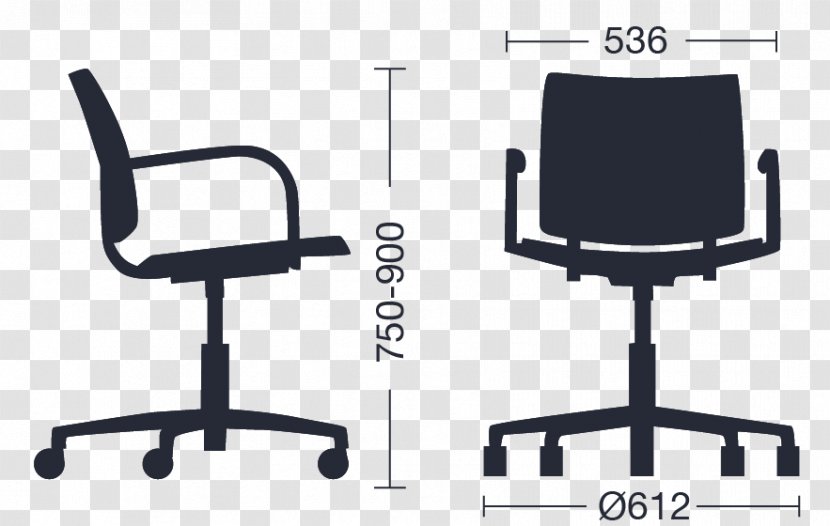 Office & Desk Chairs Armrest Accoudoir - Plastic - Chair Transparent PNG