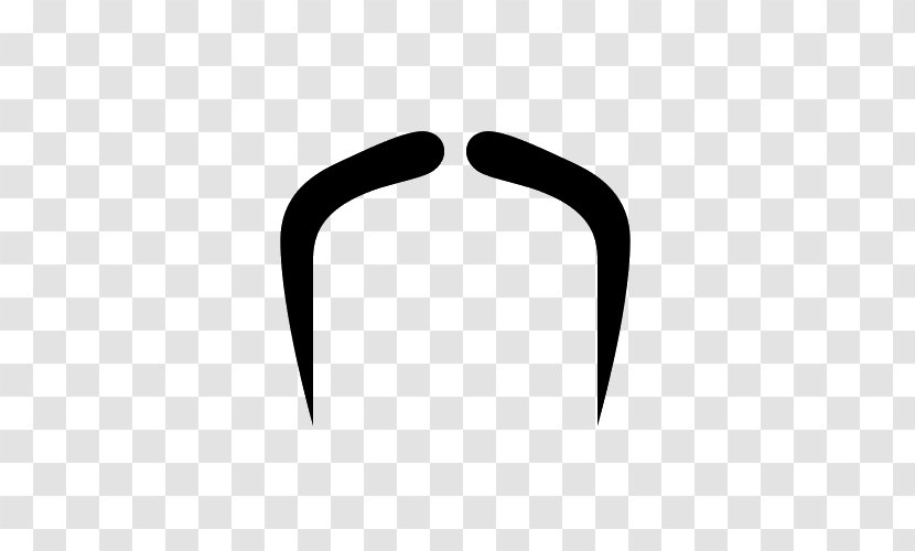 Fu Manchu Moustache Font - Symbol Transparent PNG