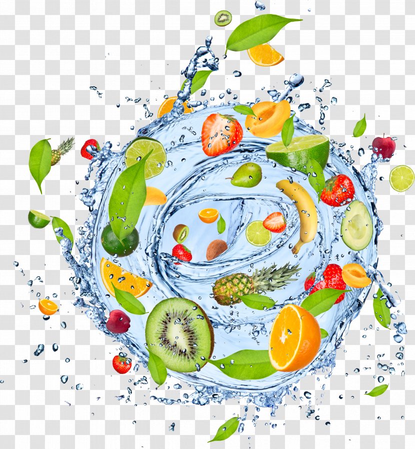 Juice Fruit Lemon Water Splash - Vegetable - ,Fruit Ripples Transparent PNG