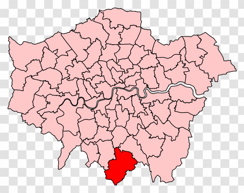 London Borough Of Southwark City Westminster Tower Hamlets Boroughs Cities And - Map Transparent PNG