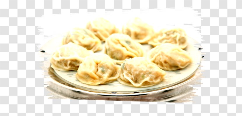 Mandu Korean Cuisine Barbecue Wonton Pelmeni - Dish Transparent PNG