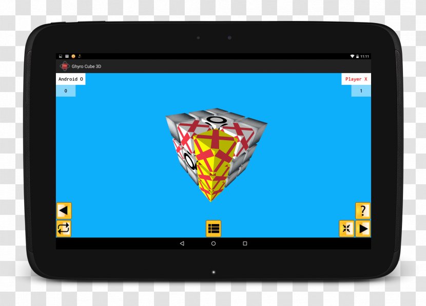 Tablet Computers Ghyro Cube 3D TicTacToe Pearls - Display Device - Board Puzzle Game AndroidAndroid Transparent PNG