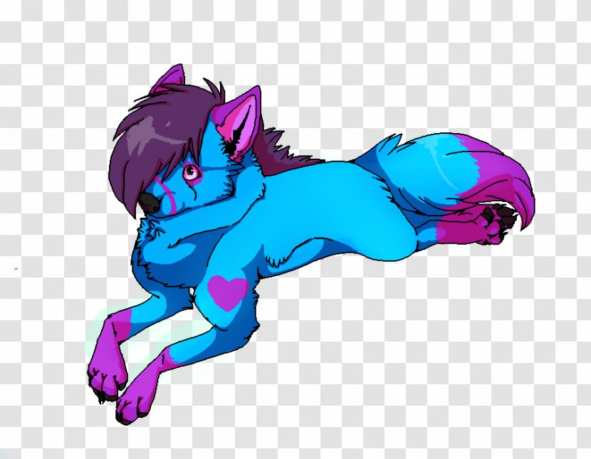 Horse Animal Legendary Creature Clip Art - Purple - Wolf Spirit Transparent PNG