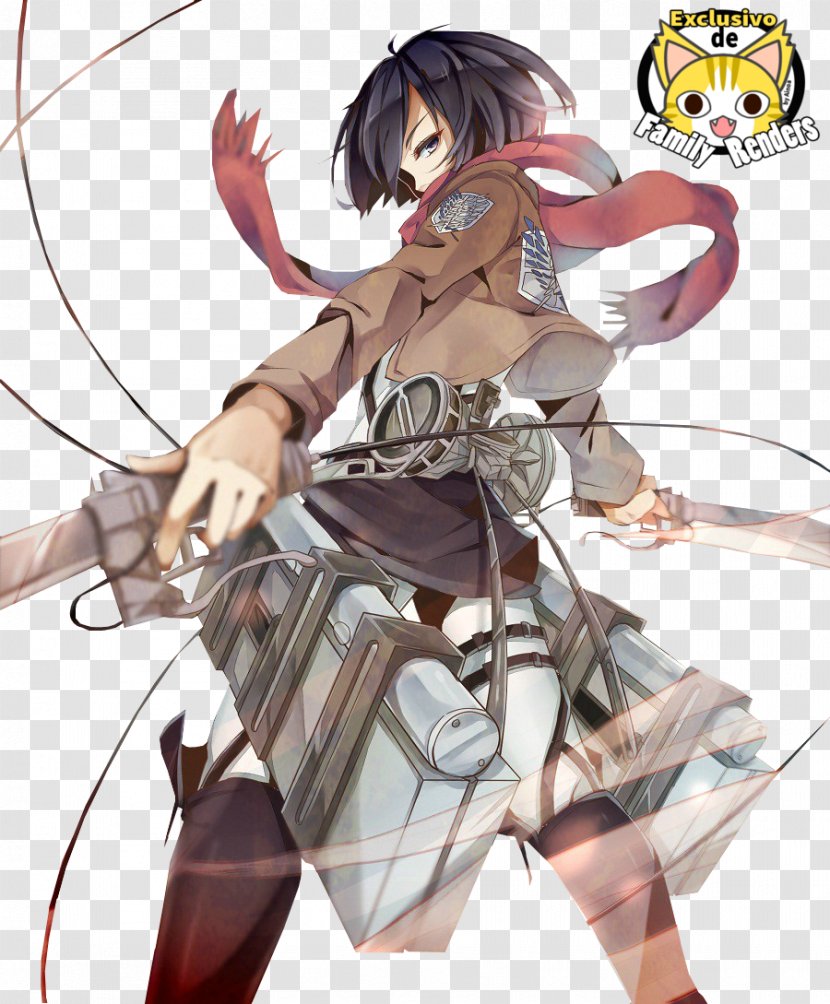 Mikasa Ackerman Eren Yeager Levi A.O.T.: Wings Of Freedom Attack On Titan - Cartoon Transparent PNG