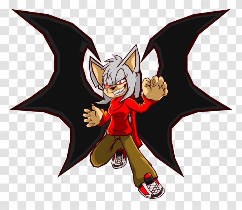 Sonic Battle Blaze The Cat Christmas Legendary Creature Demon - Cartoon - Red Bat Transparent PNG