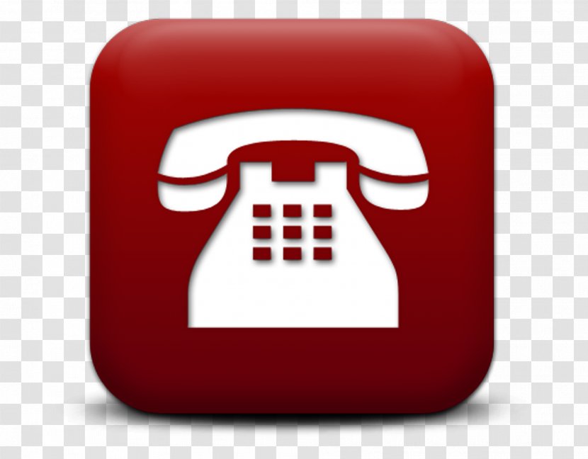 Mobile Phones Telephone Number - Red - Icon Transparent PNG