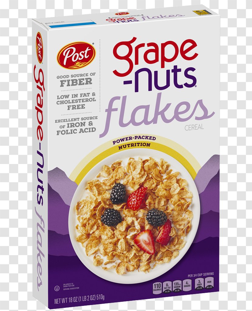 Muesli Corn Flakes Post Grape-Nut Breakfast Cereal Oatmeal - Recipe - Grape Transparent PNG