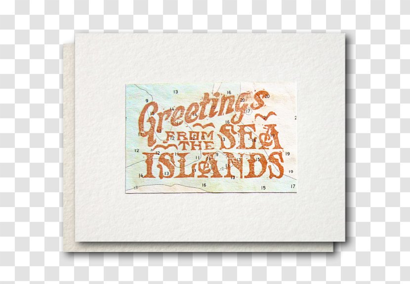 Printing Press Letterpress Savannah Paper - Island Sea Transparent PNG