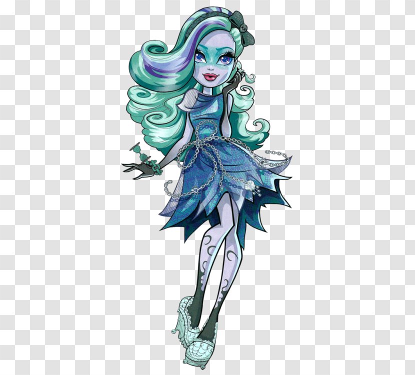 Monster High Haunted Getting Ghostly Twyla Doll 13 Wishes Haunt The Casbah - Silhouette Transparent PNG