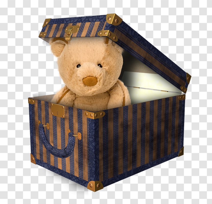 Bear Box Stuffed Toy - Silhouette - Surprise Transparent PNG