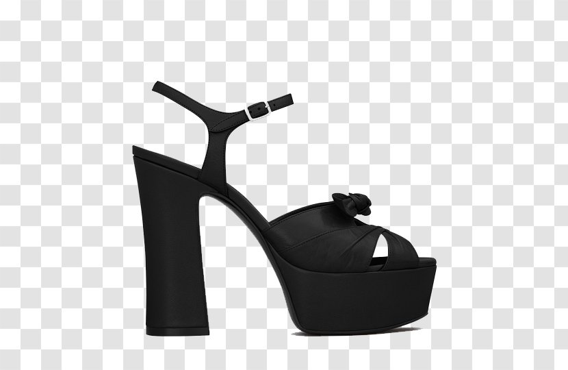 Yves Saint Laurent Sandal Shoe Fashion Wedge Transparent PNG