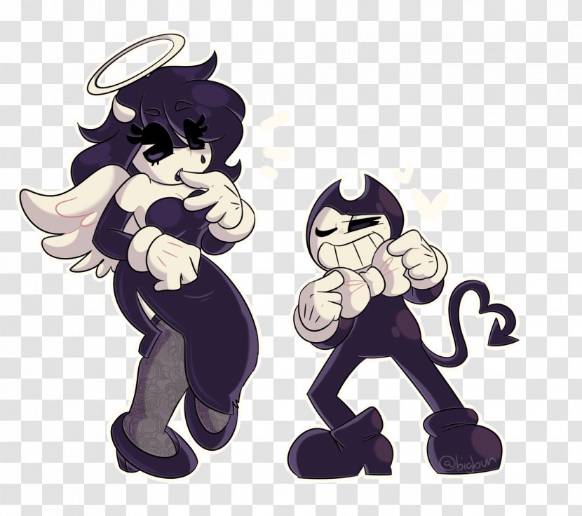 Fan Art Drawing DeviantArt Cuphead - Bendy And The Ink Machine - Walkingmelonsaaa Transparent PNG