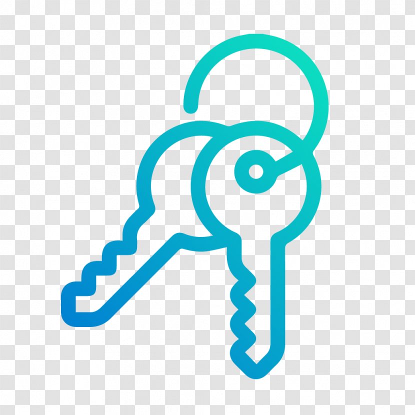 Key Icon - Button - Symbol Turquoise Transparent PNG