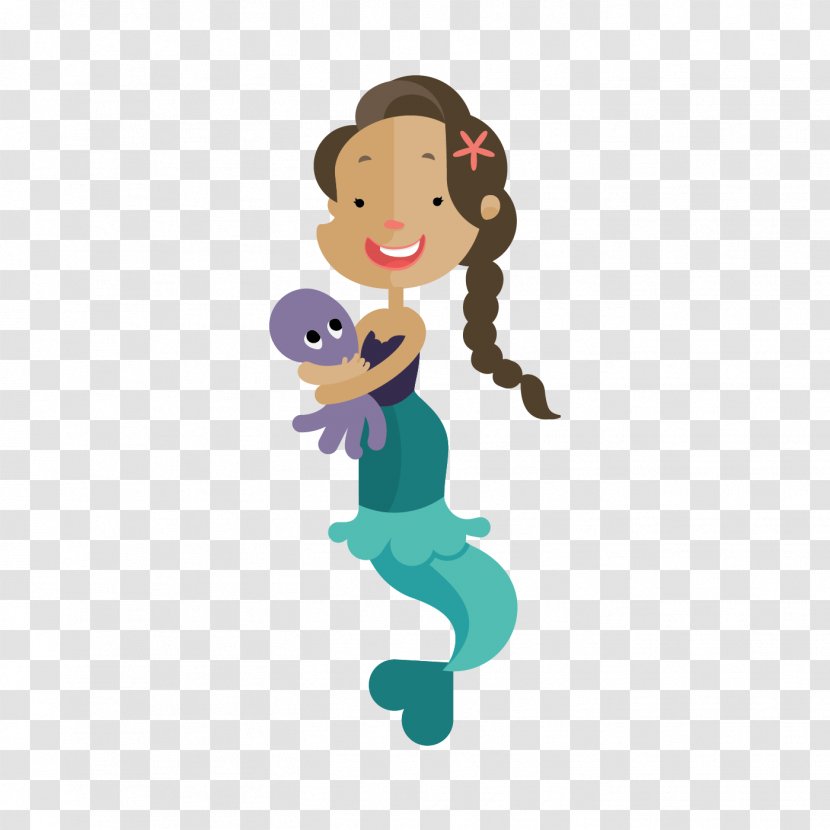 Rumple And Friends Party Mermaid Clip Art Illustration - Little 2 Melody Costume Transparent PNG