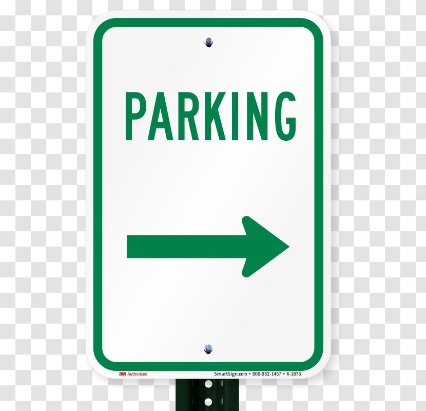 Disabled Parking Permit Car Park Arrow Sign - Material Transparent PNG
