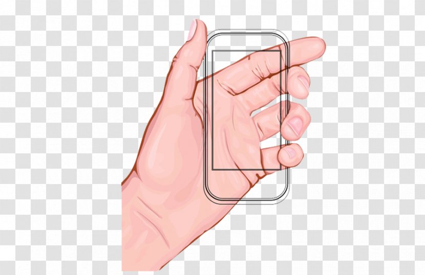 Graphic Design Euclidean Vector Illustration - Glove - Holding The Phone Transparent PNG