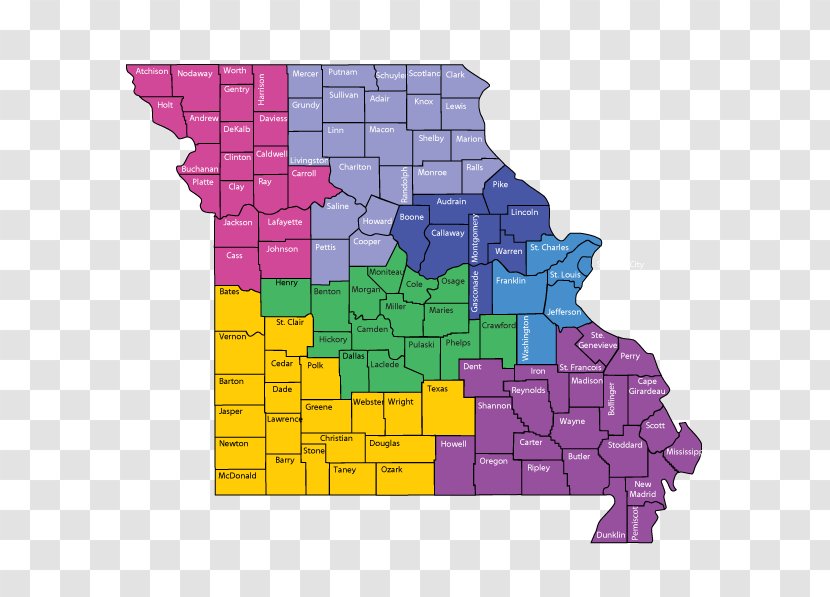 Map Kansas City St. Louis Clip Art - Voting Transparent PNG