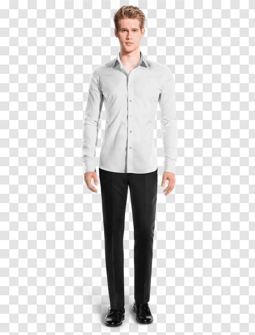 T-shirt Chino Pants Cotton - Wool - Man In White Shirt Transparent PNG