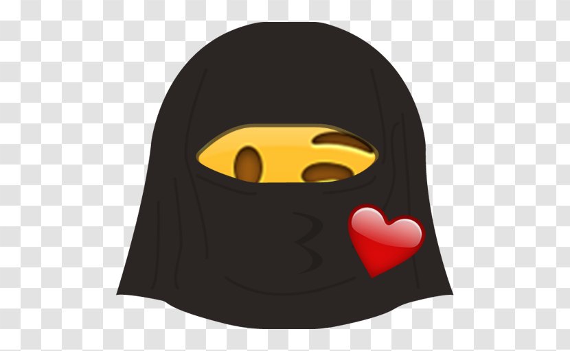 Sticker Emoji Telegram Emoticon Burqa - Smile Transparent PNG