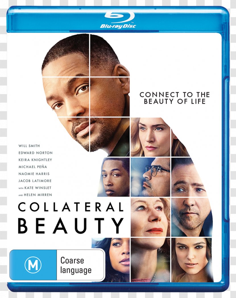 Will Smith Kate Winslet Collateral Beauty Blu-ray Disc DVD - Digital Copy Transparent PNG