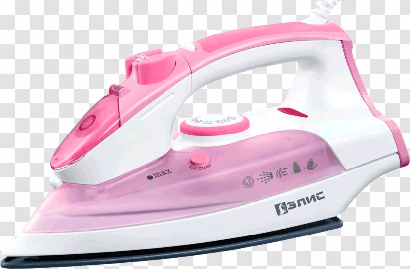 Clothes Iron Towel Pink Tableware Washing Machine - Photoscape Transparent PNG