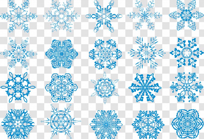 Snowflake Hexagon Shape - Snowflakes Transparent PNG
