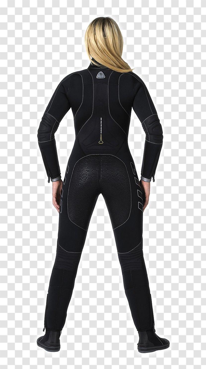 Wetsuit Diving Suit Scuba Underwater Zipper - Costume Transparent PNG