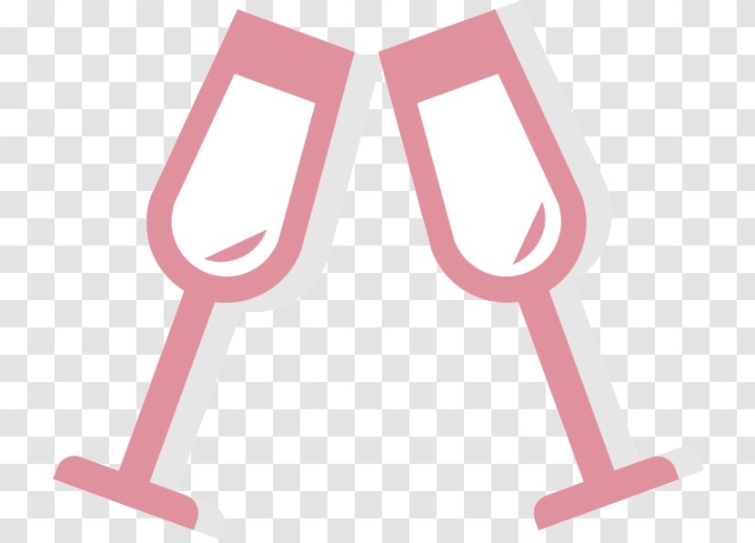 Vector Graphics Stock Illustration Champagne Wine - Cdr - Pink Transparent PNG