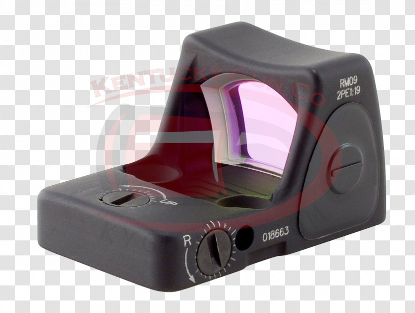 Trijicon Reflector Sight Red Dot Advanced Combat Optical Gunsight - Lens Transparent PNG