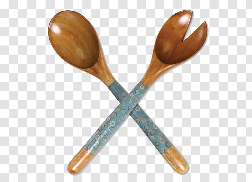 Wooden Spoon Turquoise Andie's World Gift Christmas Decoration - Fair Trade Transparent PNG