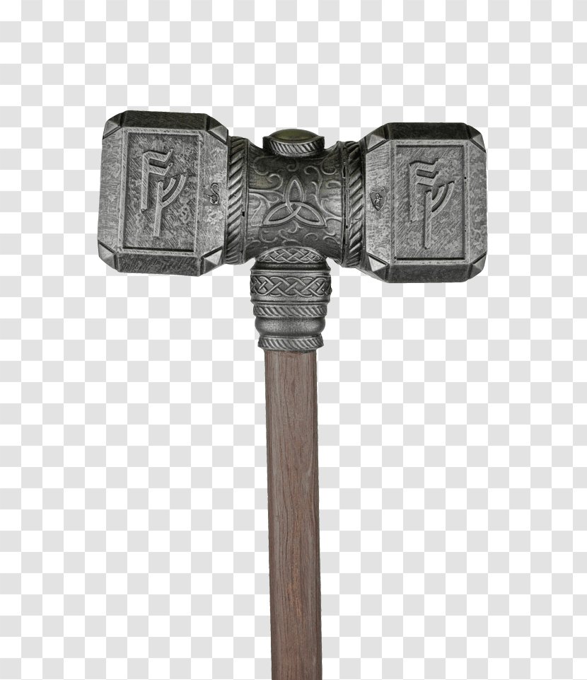War Hammer Tool Live Action Role-playing Game Weapon - Mjolnir - Elvean Transparent PNG