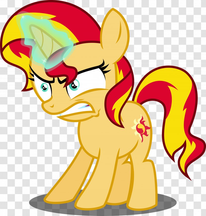 My Little Pony Sunset Shimmer Flash Sentry - Horse Like Mammal Transparent PNG