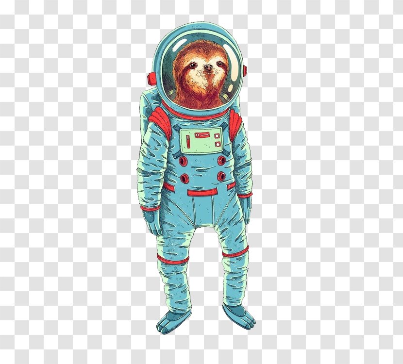 Sloth International Space Station Astronaut Outer ISS Year Long Mission - Nasa Transparent PNG