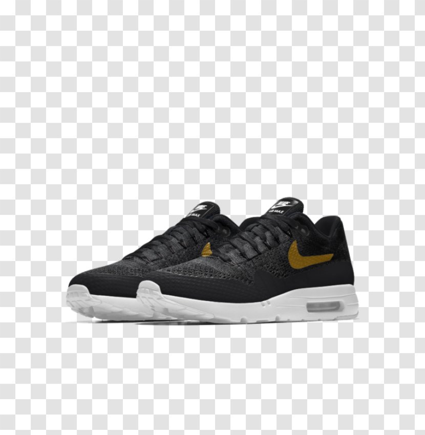 Air Force 1 Nike Max Thea Women's Sports Shoes - Skate Shoe - Yellow Black For Women Transparent PNG