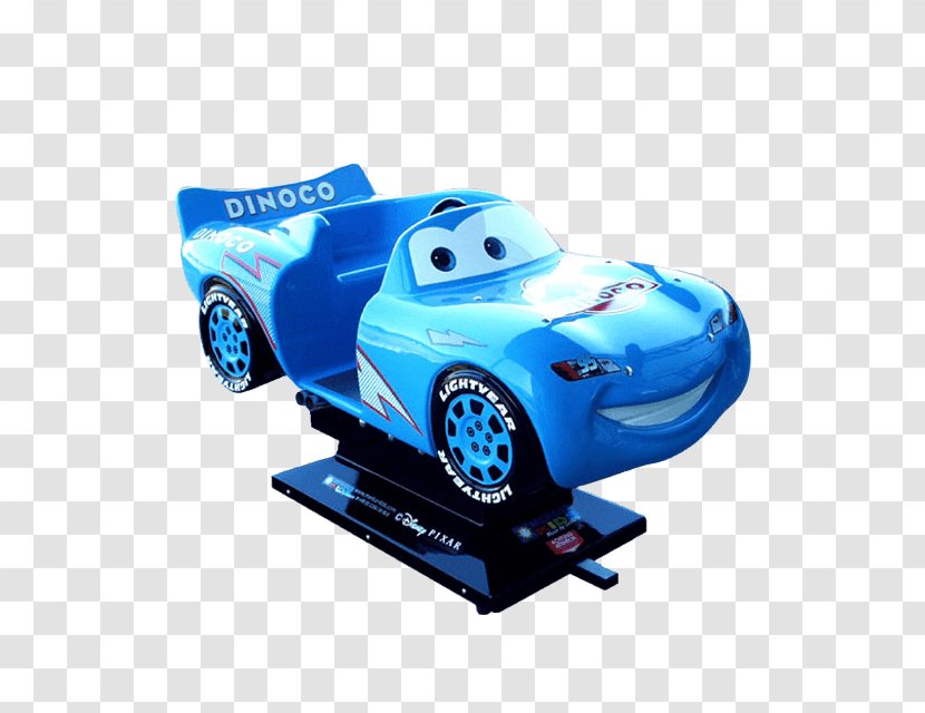 Lightning McQueen Sheriff Woody Cars Pixar Dinoco - Kiddie Ride Transparent PNG