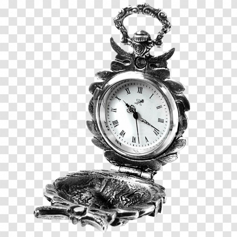 The Raven Pocket Watch Jewellery - Clock Transparent PNG